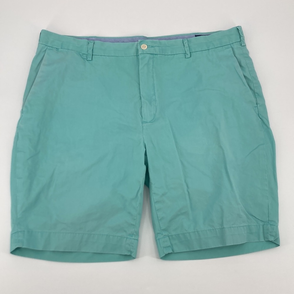 Polo Ralph Lauren Aqua Classic Fit 9.5” Flat Front Cotton/Pima Shorts 40